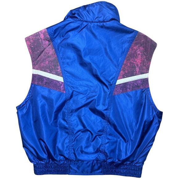 Vintage Phenix Sports Winter Cobalt Blue Multi Ski Vest Men's Size M - Picture 2 of 11